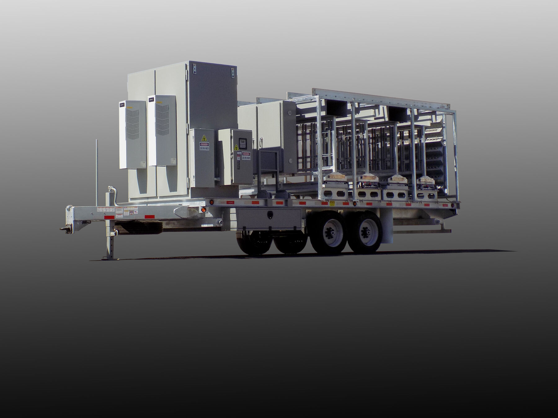 Cell On Wheels with Remote Radio Heads RRU COW Cell On Wheels